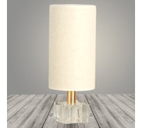 Настольная лампа РОСТОК A17225 прозрачный/белый абажур h300 1x60W E27, DIY23 988368259