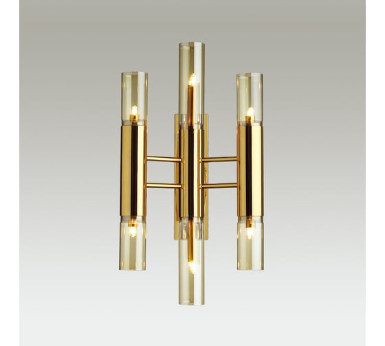 Бра ODEON LIGHT, стекло G9 6х40W PEKA 4690/6W