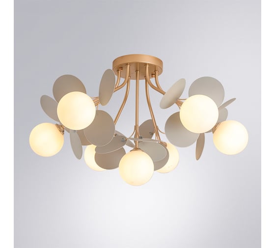 Потолочная люстра ARTE LAMP PEACOCK A1369PL-7GY