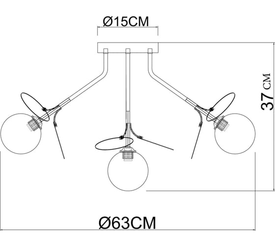 Потолочная люстра ARTE LAMP PEACOCK A1369PL-7GY