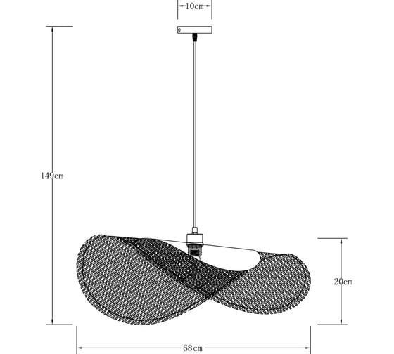 Подвесной светильник ARTE LAMP WOODSTOCK A7063SP-1BK