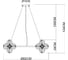 Подвесная люстра ARTE LAMP ETEREO A5261LM-25GO 3