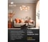 Подвесная люстра ARTE LAMP ETEREO A5261LM-15GO 5
