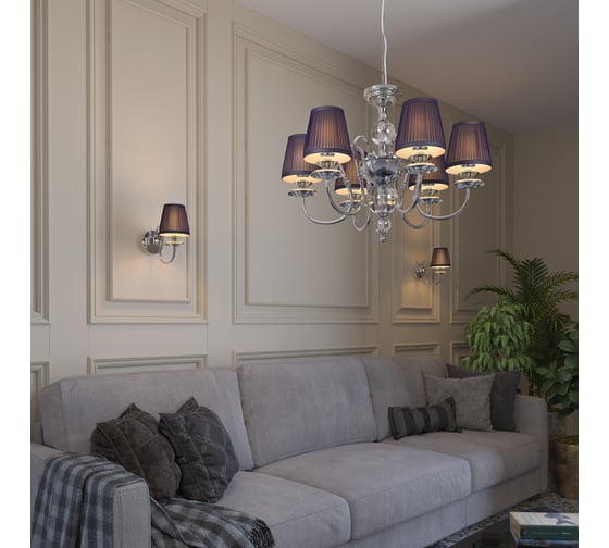 Бра ODEON LIGHT, ткань E14 1х40W MIRELLA 4191/1W
