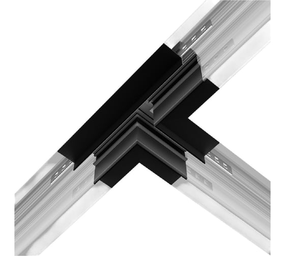 Коннектор Т-образный Hesby Lighting для встраиваемого шинопровода ElDeko HSBL_0066