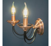 Бра РОСТОК MDB030210/2W RB+BK черный 2x40W E14 h205, SHGN22 988024926