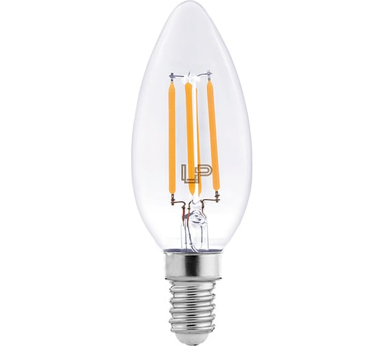 Светодиодная лампа LEDS POWER Filament C35 E14 6Вт 3000К 007076 1
