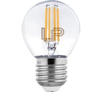Светодиодная лампа LEDS POWER Filament G45 E27 6Вт 4000К 007120