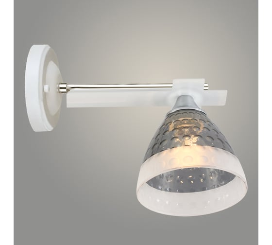 Бра РОСТОК XA1393/1 WH+CR белый/хром 1x60W E27 h205, HN22 988027126