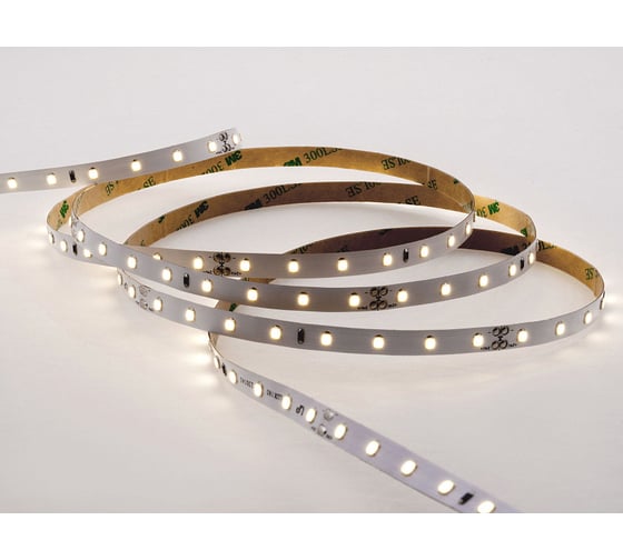Светодиодная лента LEDS POWER 2835 64/м (6Вт/м) 24В нейтральная LUX160 006062