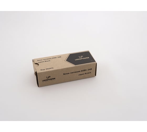 Блок питания LEDS POWER 60Вт 24В BLACK 002972