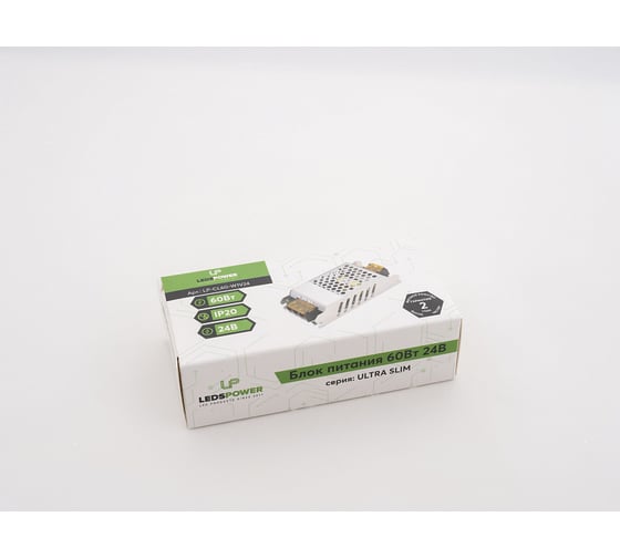 Блок питания LEDS POWER 60Вт 24В ULTRA SLIM 002668