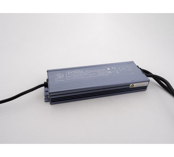 Блок питания LEDS POWER 400Вт 12В IP67 алюминий SLIM 003443