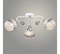 Люстра РОСТОК N6422/3 WT+CR белый/хром 3x60W E27 d570 h235 crst, QH24 988385366