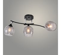 Люстра РОСТОК XA1546B/3 BK+CR черный/хром 3x60W E27 d640 h250, HN23 988371746