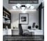 Люстра поворотная с пультом Citilux DORSY LED Чёрная CL223162 13