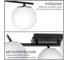 Люстра поворотная с пультом Citilux DORSY LED Чёрная CL223162 14