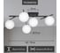 Люстра поворотная с пультом Citilux DORSY LED Чёрная CL223152 4