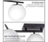 Люстра поворотная с пультом Citilux DORSY LED Чёрная CL223152 14