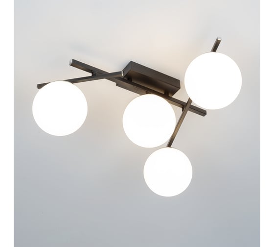 Люстра поворотная с пультом Citilux DORSY LED Чёрная CL223142