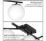 Люстра поворотная с пультом Citilux DORSY LED Чёрная CL223142 17