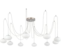 Умная подвесная люстра Citilux ATMAN SMART LED RGB Матовый Хром CL226A091