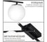 Люстра поворотная с пультом Citilux DORSY LED Чёрная CL223132 17