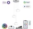 Умная каскадная люстра Citilux ATMAN LED RGB Матовый Хром CL226A031 2