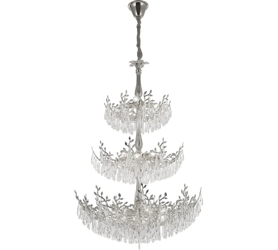 Люстра хрустальная подвесная Citilux RITZ Хром CL310261