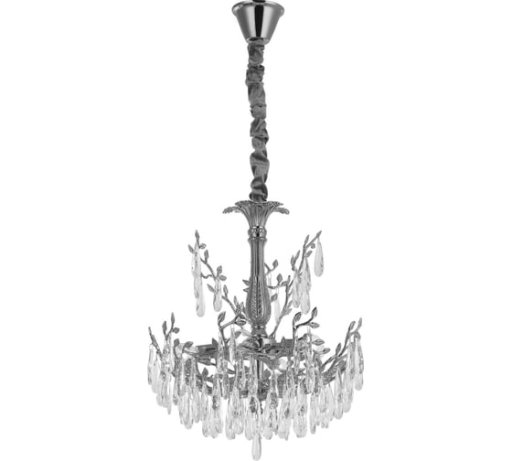 Люстра хрустальная подвесная Citilux RITZ Хром CL310061