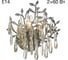 Бра хрустальное Citilux RITZ Хром CL310021 2