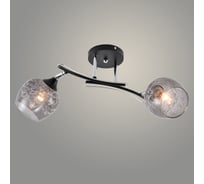 Люстра РОСТОК XA1546B/2 BK+CR черный/хром 2x60W E27 d560 h250, HN23 988371745