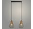 Подвес РОСТОК G1998/2HT BK+COOPER черный/медь, 2x60W, E27, L500 h1000, LCY22 988017973 1