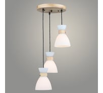 Подвес РОСТОК N5627/3HQ WOOD+WT белый, 3x40W, Е27, d315 h800, QH23 988032304