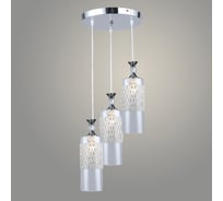 Подвес РОСТОК N5611/3HQ CH хром, 3x40W, Е27, d290 h800, QH23 988032300