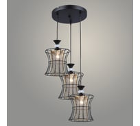 Подвес РОСТОК N5386/3HQ BK черный, 3x40W, E27, d385 h800, QH23 988034132