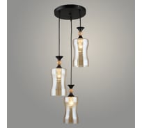 Подвес РОСТОК N5177/3HQ BK черный, 3x40W, Е27, d300 h800, QH22 988025815