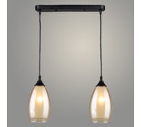 Подвес РОСТОК N4824/2HT BK+AM черный, 2x40W, E27, d440 h800, QH22 988013459