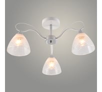 Люстра РОСТОК XA1509B/3 WH+CR белый/хром 3x60W E27 d565 h280, HN23 988371674
