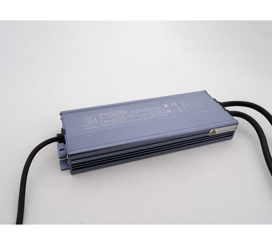 Блок питания LEDS POWER 500Вт 24В IP67 алюминий SLIM 003481