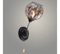 Бра РОСТОК XA1483B/1W BK+CR черный/хром 1x60W E27 h200, HN23 988371658