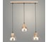 Подвес РОСТОК N5868/3HT WOOD+AM янтарный 3x40W, Е27, d640 h800, QH23 988372672 1