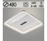Светильник РОСТОК LI08260/480 PR WT белый, 162W+5W, LED, 3000К-6000К, d480, ПДУ(ИК), диммер, HN23 988371566 2