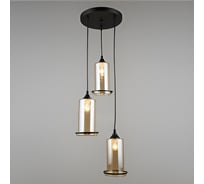 Подвес РОСТОК N4804/3HQ BK+AM черный, 3x40W, E27, d315 h800, QH22 988013447