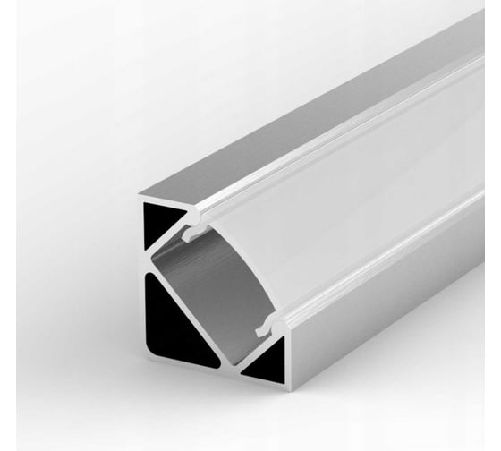 Алюминиевый профиль под светодиодную ленту aax.tech AAX-B 20x20mm (угловой) 1000 мм AAX-B23-45SL-1000mm