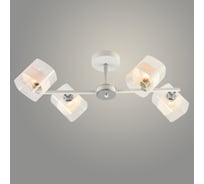 Люстра РОСТОК XA1407/4 WH+CR белый/хром 4x40W E14 d680 h250, HN23 988371758