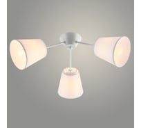 Люстра РОСТОК XA1460B/3 WH белый/белый абажур 3x60W E27 d590 h225, HN23 988371652
