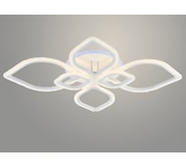 Люстра РОСТОК LI08407/6 PR WT белый 135W+8W LED RGB 3000-6500K d875 ПДУ(ИК) диммер, HN23 988369563