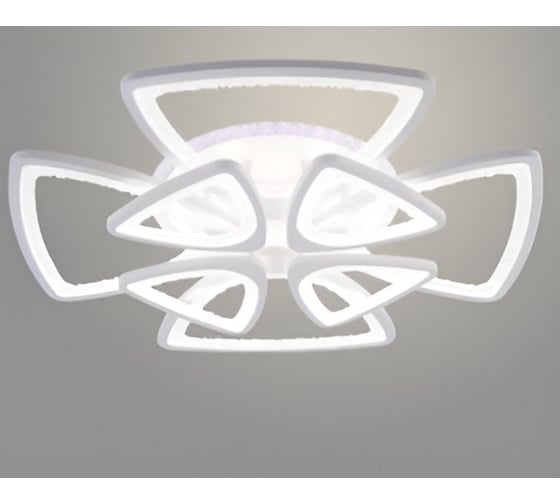 Люстра РОСТОК LI08408/4+4A PR WH белый 216W+8W LED RGB 3000-6500K d670 ПДУ(ИК) диммер, HN22 988027672