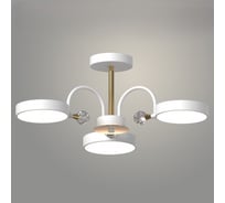 Люстра РОСТОК XI3217/3 WT+GD белый/золото 54W LED 3000-6000K d600 h200, HN22 988029748